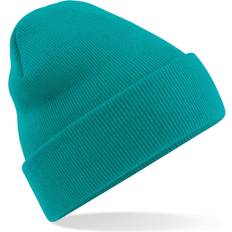 Beechfield Soft Feel Knitted Winter Hat - Emerald