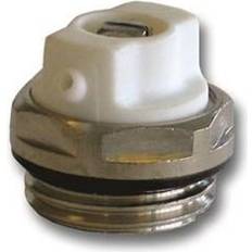 PETTINAROLI Radiator air vent with o-ring turnable white/chromium plat