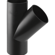 Geberit Peh grenrør 45° Ø125×63 mm