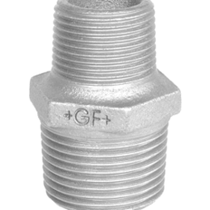 Brystnippel Galvaniseret Reduktion 3/4x1/4