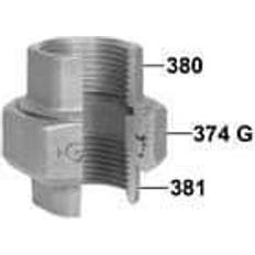 +GF+ Union Galvaniseret Muffe/muffe/konisk Tætning 2 1/2"
