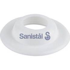 Bøsningskrave plast hvid 12 mm