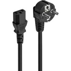 Accessori Elettrici Ewent EW-190100-020-N-P 1.8m Accoppiatore C13 Nero cavo di alimentazione