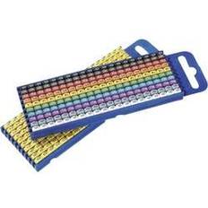 Kabelklammer on sale HellermannTyton Hellermann Tyton 561-02100 WIC2-0-9-PA-CC-T1 Cable Identification 0-9 (Colours)