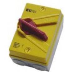 Elteco Sikkerhedsafbryder 63A 3P N Gul/Rød
