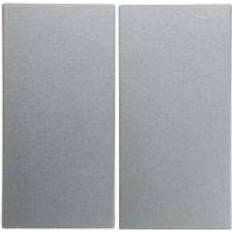 Hager 16231404 Vippa dubbel Silver