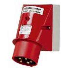 IP20 Cee-udtag Mennekes Cee Fasevender Indtag 5 Polet 16a 400v Ip44 2511