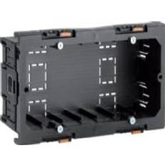 Hager Elektronik- & Tilslutningsbokse Hager Kanaldåse frontrastende 80 mm Europa Schukodåse dobbel G2860