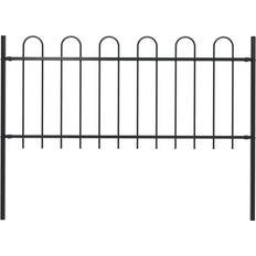 vidaXL Garden Fence with Hoop Top 170x150cm