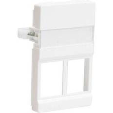 Belden Elektronikskabe Belden Outlet 2xrj45 50x77mm white cdt design f