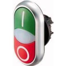 Push Switches Eaton M22-DDLF-GR-X1/X0 Double head pushbutton Front ring (PVC) 1 pc(s)