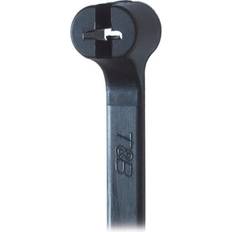 ABB Elartiklar ABB TY525MX Buntband låsbara, väderbeständig svart, 100-pack 4,8 x 186 mm