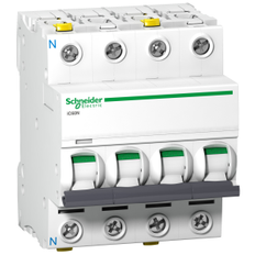 Automatsikringer Schneider Electric Automatsikring iC60N B 3P N 10A 6KA