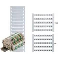 Markeringsbånd & Clips Kabelclips & Fastgøring Weidmüller Terminal markører DEK 5 FWZ 11-20 523060011-500 Hvid 500 stk