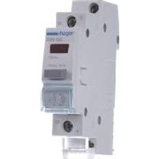 Hager Trykknapelementer Hager Trykknap 16A 1BR M.230V led rød