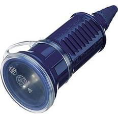 Blå Stikpropper Mennekes CEE forlængerled 3 polet 16A 230V blå D