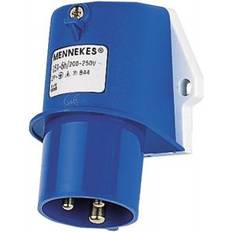 Blå Strømuttak Mennekes Wall mounted inlet 16a3p6h230v ip44