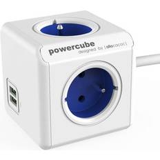 PowerCube Mehrfachsteckdosen & Verlängerungskabel PowerCube Allocacoc 2402BL/FREUPC Innenraum 1.5m Blau