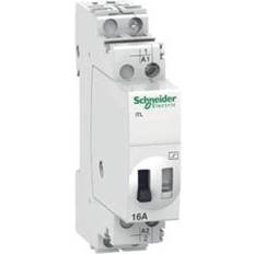 Schneider Electric Reläer & Kontaktorer Schneider Electric SCHNEIDER ELECTRIC Acti9 kiprelæ iTL 16A 1NO 12VAC/6VDC til betjening af lys med impulstryk. Bredde 18mm