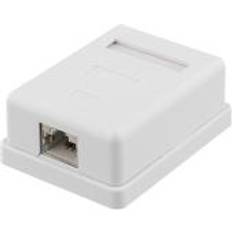 Ethernet-, Data- ja Puhelinpistorasiat Deltaco CAT6A Shielding Wall Socket