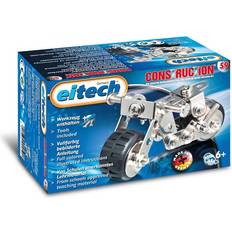 Metal Toy Motorcycles Eitech konstruktionsset motorcykelstål silver 59-delat