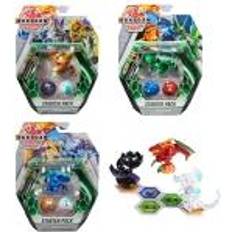 Bakugan Juguetes Bakugan Geogan Rising 6061567 Season 3 Starter Pack Geogan Marbles with 6 Baku cores and 7 Collection Cards Children's Toy, 6 Years Random Model