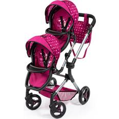 Twin Dolls Pram with Fairy