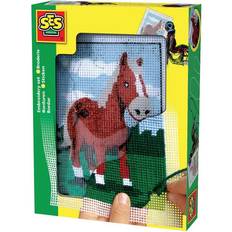 Hevonen Luovuussetit SES Creative Embroidery Kit Horse