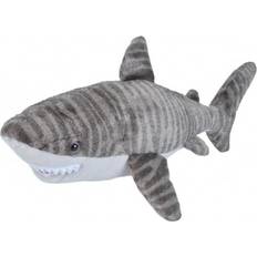 Wild Republic Gosedjur Tiger Haj Junior 38 Cm Plysch Grå/vit