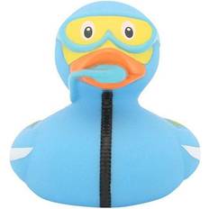 Lilalu 8 x 8 cm/50 g Collector and Baby Diving Rubber Duck Bath Toy