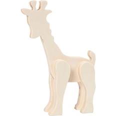 Träleksaker Figuriner Creativ Company Djurfigurer Giraff 19 x 14 cm Plywood