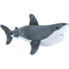 Wild Republic Great White Shark Plush Soft Toy, Cuddlekins Cuddly Toys, Gifts for Kids 30 cm