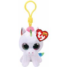 TY Pixy Unicorn Beanie Boo Clip Keyring