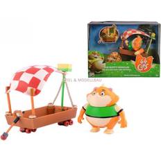 Smoby Lekesett Smoby 180212 Toy Metti with Wooden Boat, Figure from The 44 Cats Series, for Children from 3 Years, Multicoloured