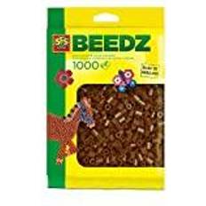 SES Creative Beads SES Creative 00725 Children's Packet of 1000 Dark Brown Iron on Beads