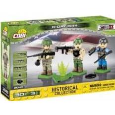 Lego d&d Cobi Cobi, 3 amerikanske soldater fra D-dag, 30 dele