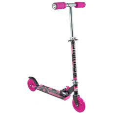 Nebulus Scooter Black with Pink Chrome Finish