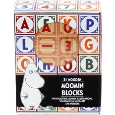 Träklossar Barbo Toys Moomin Wooden Blocks Aktivitetsleksaker