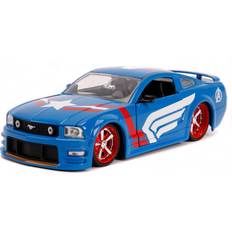 Captain america leksaker Jada bil Marvel Captain America Ford Mustang GT 1:24 pressgjuten