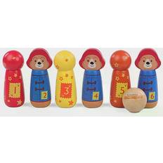 Wooden Toys Bowling Paddington Wooden Character Skittles