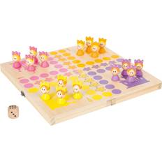 Small Foot Puppen & Puppenhäuser Small Foot 11105 Ludo Princesses, Made of FSC 100% Certified Wood, with Practical Transport Box for on The go Toy, Multicolour