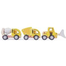 Legno Camion New Classic Toys Set di veicoli da costruzione 3 pezzi