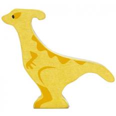 Tender Leaf Toys Parasaurolophus Dinosaur Toy For Children Made From Solid Wood