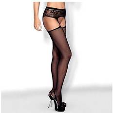 Lingerie & Costumes Obsessive Black stockings with suspenders 4378_14804 (one size)