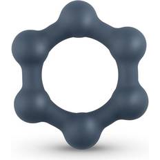 Hexagon Cockring With Steel Balls