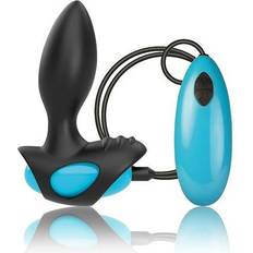 Waterproof Prostate Massagers Rocks-Off Cassini Anal Vibrator Black Varex Men-X