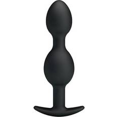 Black silicone Pretty Love Anal Beads Black Silicone