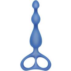 Anaalihelmet Anal Beads S Pleasures Shorty Blue Silicone