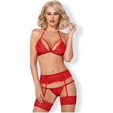 Obsessive Underwear Set Red (3 pcs)