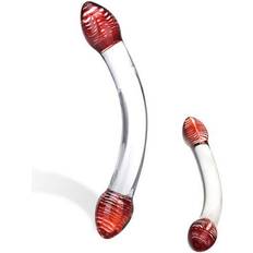 Gläs Red Head Double Glass Dildo Glas 62869